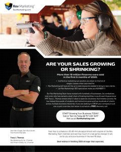 The Rev Marketing Team builds long lasting relationships with the firearms industry while developing a marketing plan and strategies to enhance growth online and in communities around servicing the firearms industry.