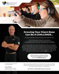 The Rev Marketing Team builds long lasting relationships with the firearms industry while developing a marketing plan and strategies to enhance growth online and in communities around servicing the firearms industry.