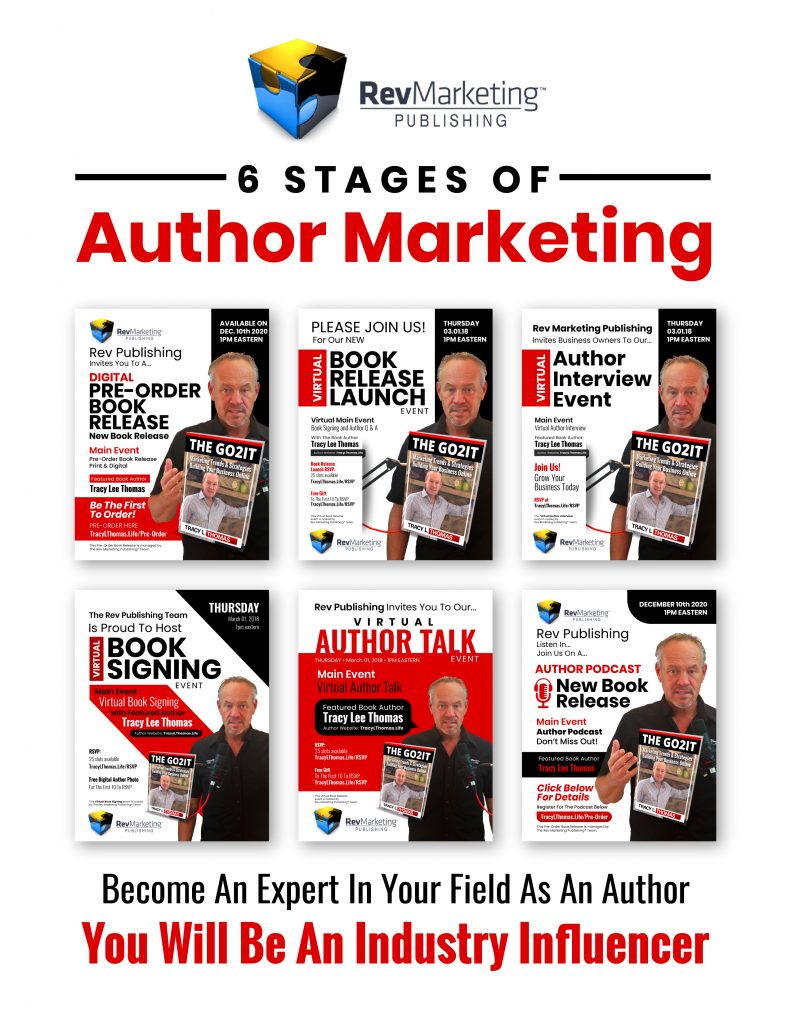 man holding book promoting authors and marketing