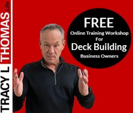 RevMarketing offers Deck Building Business Owners Free Online Marketing Training. Call for more information at 888-827-5495 RevMarketing-Deck-Building