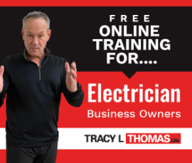 RevMarketing offers Electrical Business Owners Free Online Marketing Training. Call for more information at 888-827-5495 RevMarketing_Electrician