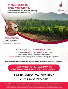 The Rev Marketing Team builds long lasting relationships with wineries while developing a marketing plan and strategies to enhance growth online and in communities around the countryThe Rev Marketing Team builds long lasting relationships with wineries while developing a marketing plan and strategies to enhance growth online and in communities around the country