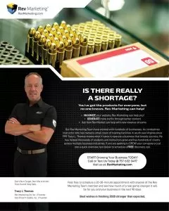 The Rev Marketing Team builds long lasting relationships with the firearms industry while developing a marketing plan and strategies to enhance growth online and in communities around servicing the firearms industry.